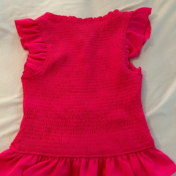 TCEC Pink Ruffle Tank Top - Picture 2 of 2